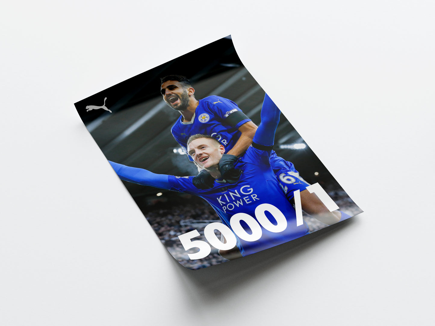 Leicester City '5000/1' Poster