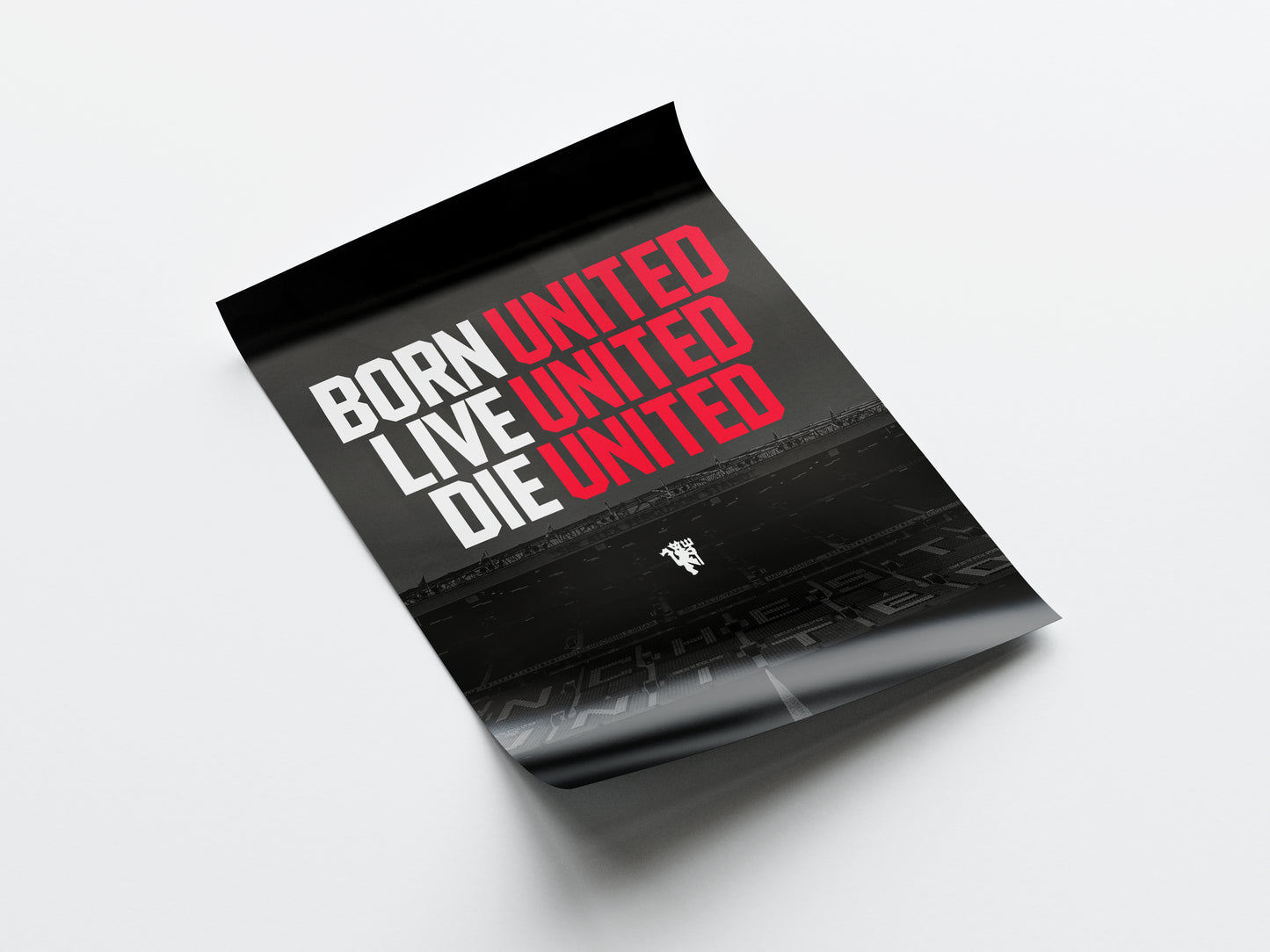 Manchester United 'Born, Live, Die Untied' Poster