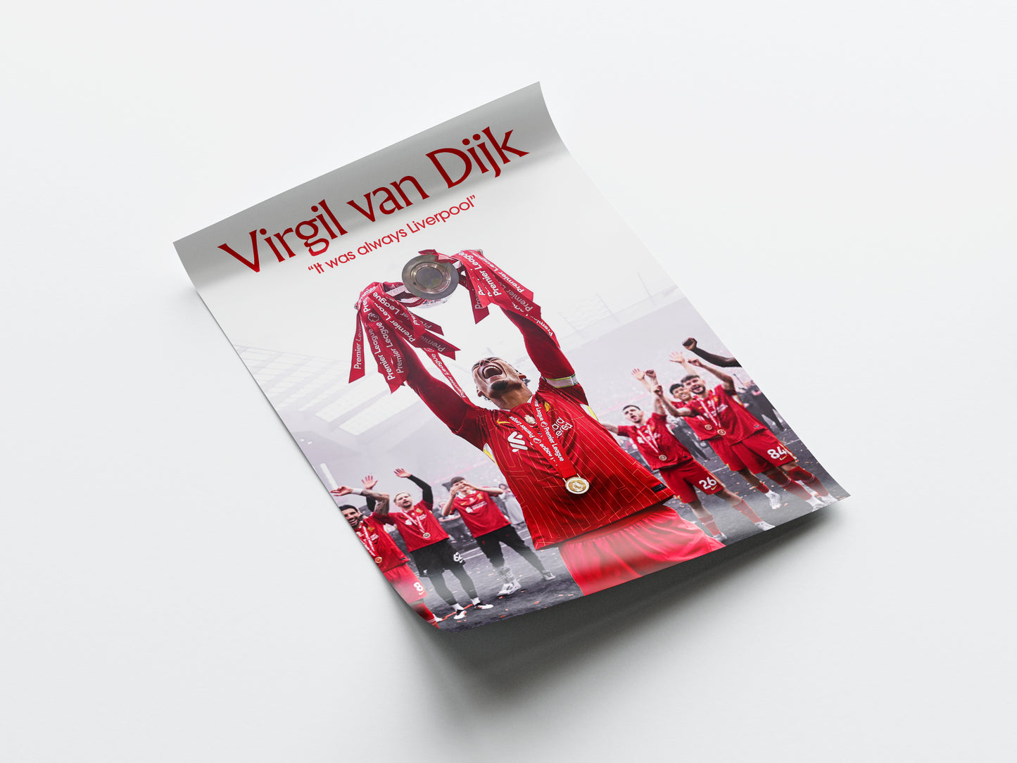 Virgil van Dijk 'Always Liverpool' Poster