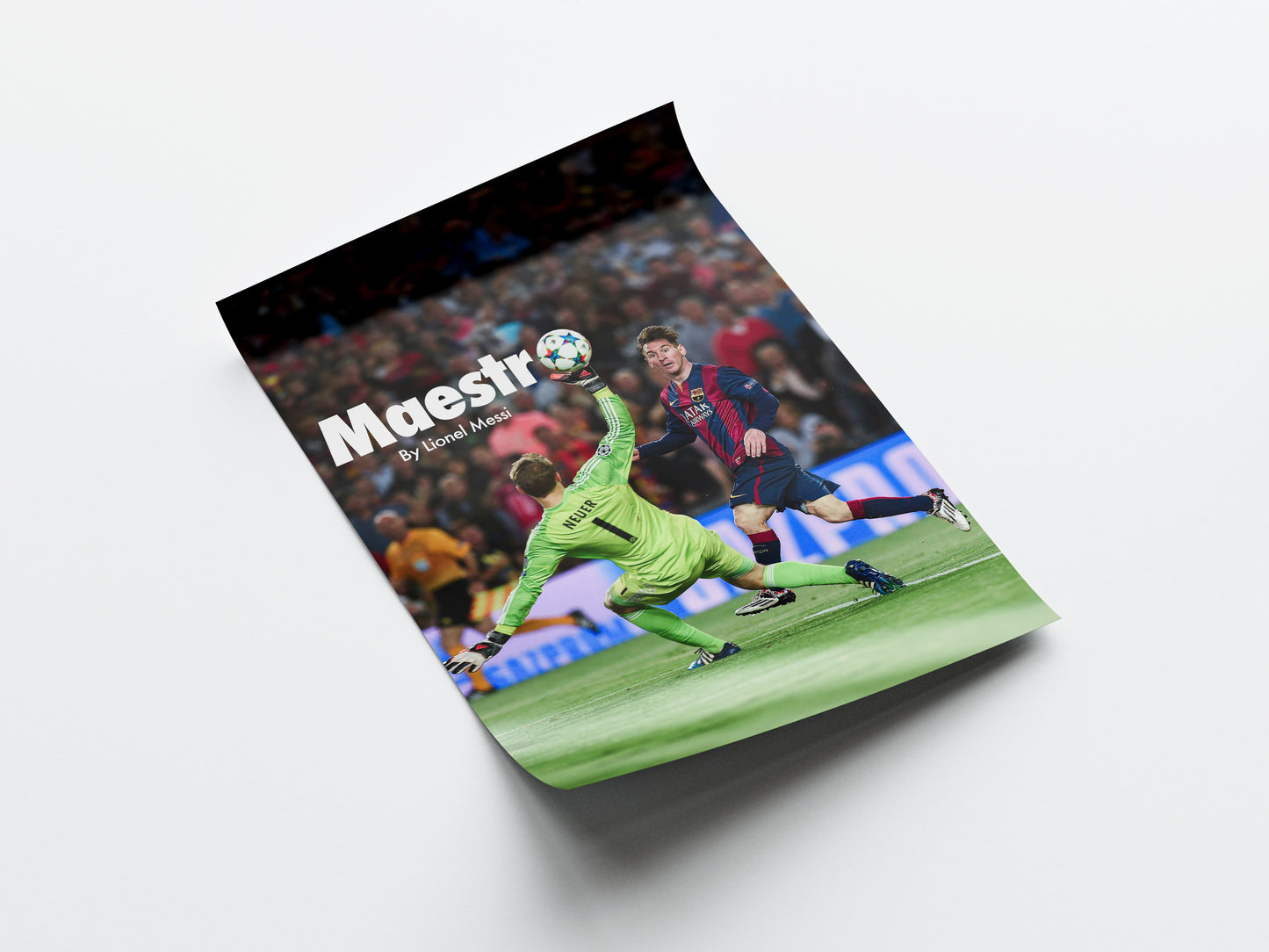Lionel Messi 'Maestro' Poster