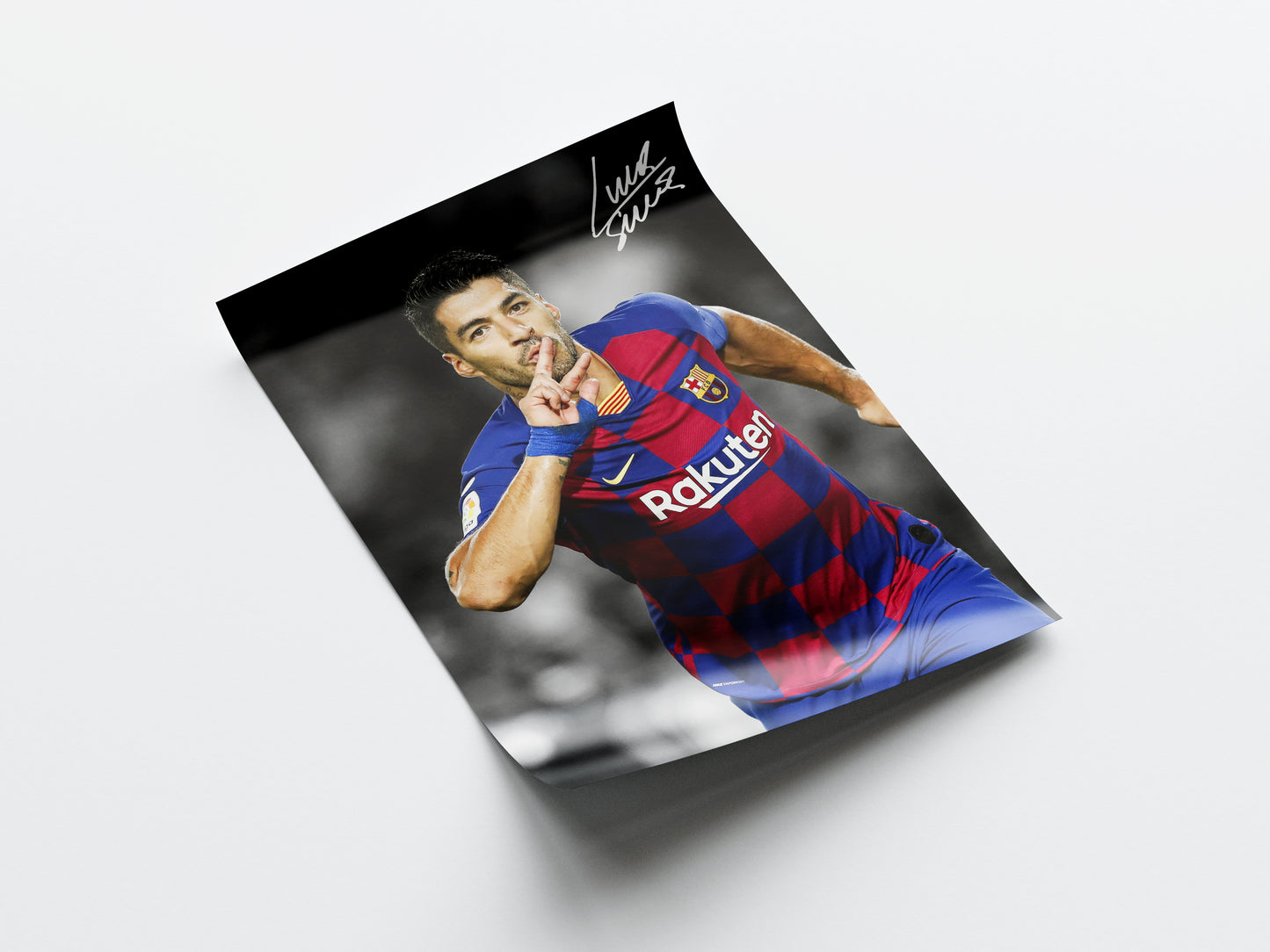 Luis Suarez Signature Poster