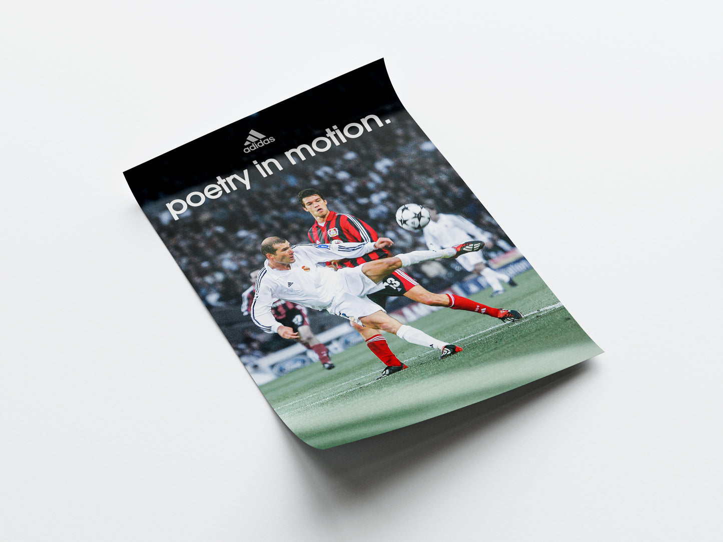 Zinedine Zidane 'Poetry In Motion' Poster