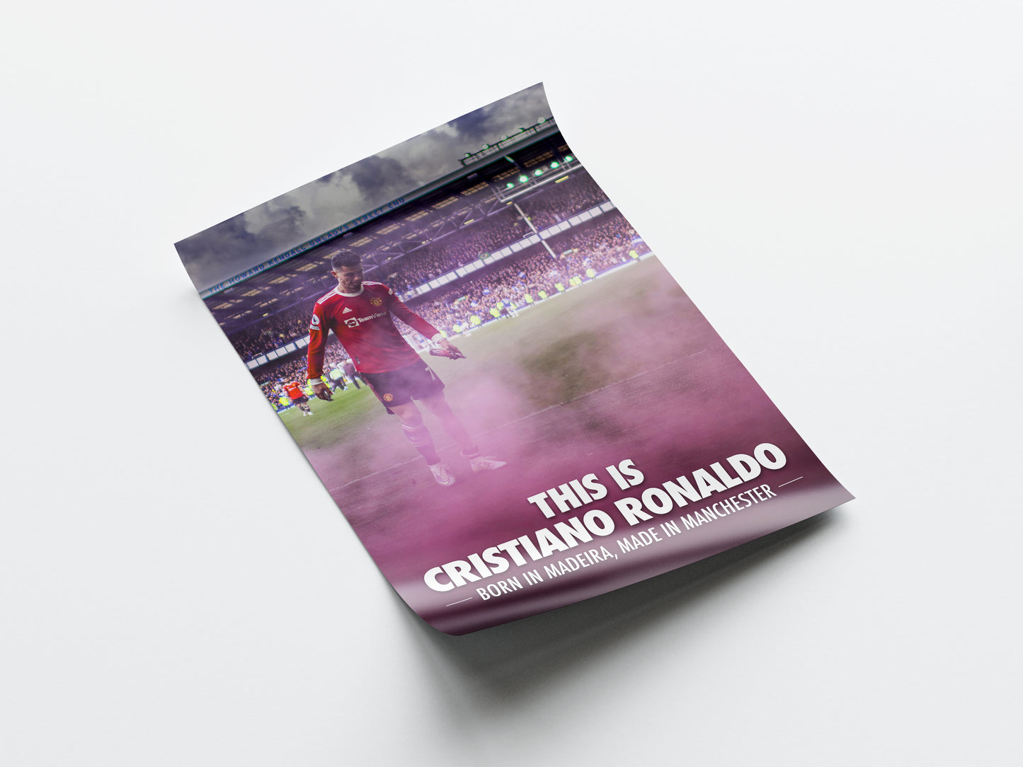 Cristiano Ronaldo 'Made In Manchester' Poster