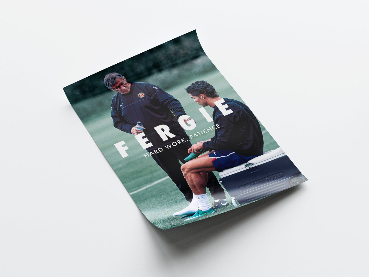 Fergie 'Hard Work. Patience.' Poster