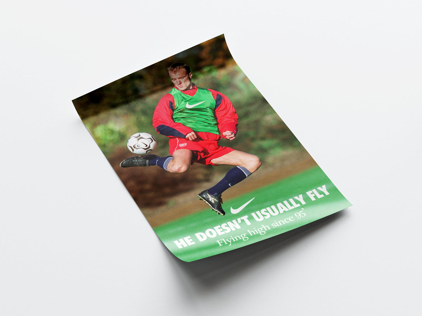 Dennis Bergkamp 'Fly' Poster