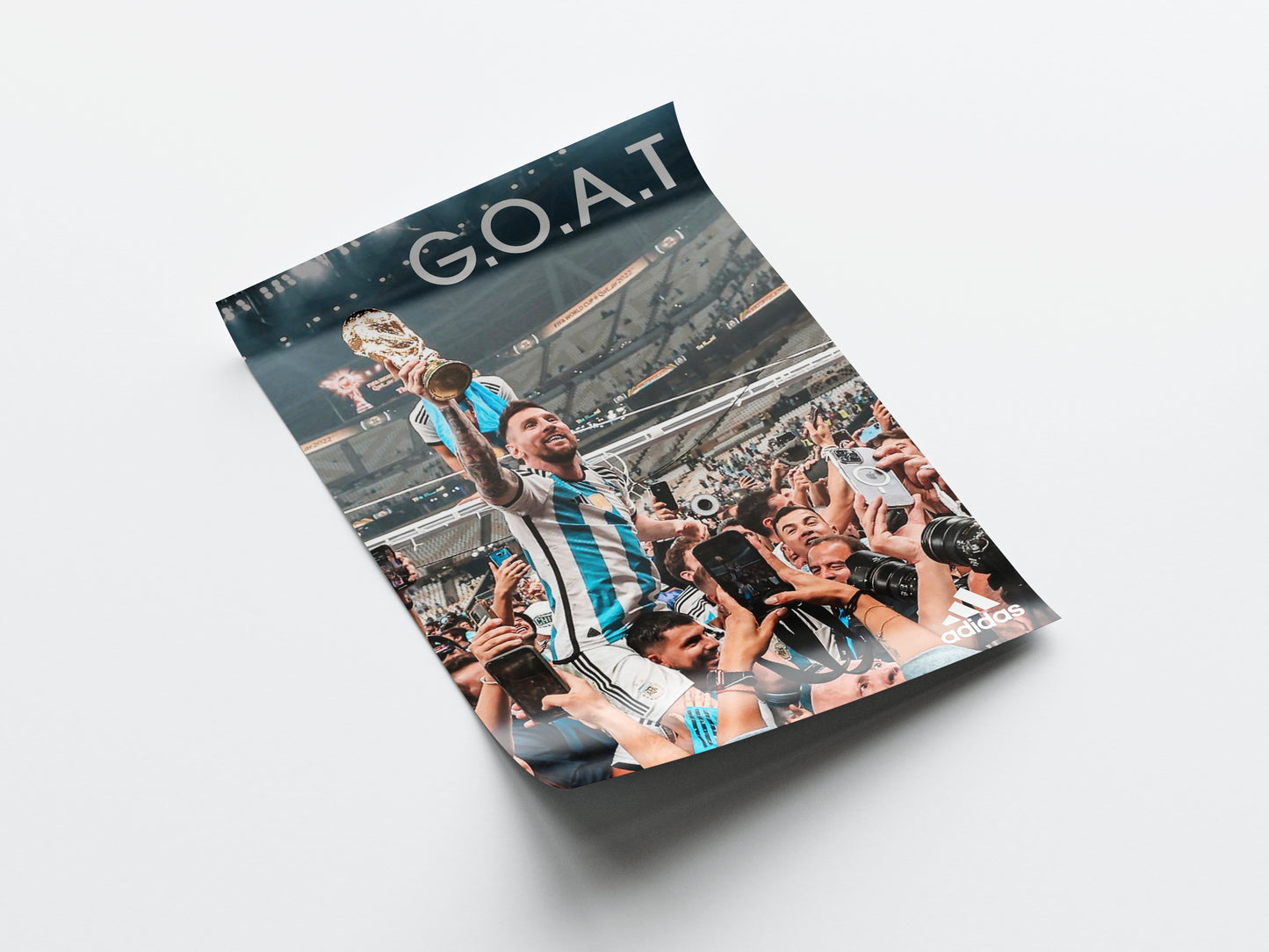 Lionel Messi 'GOAT' Poster
