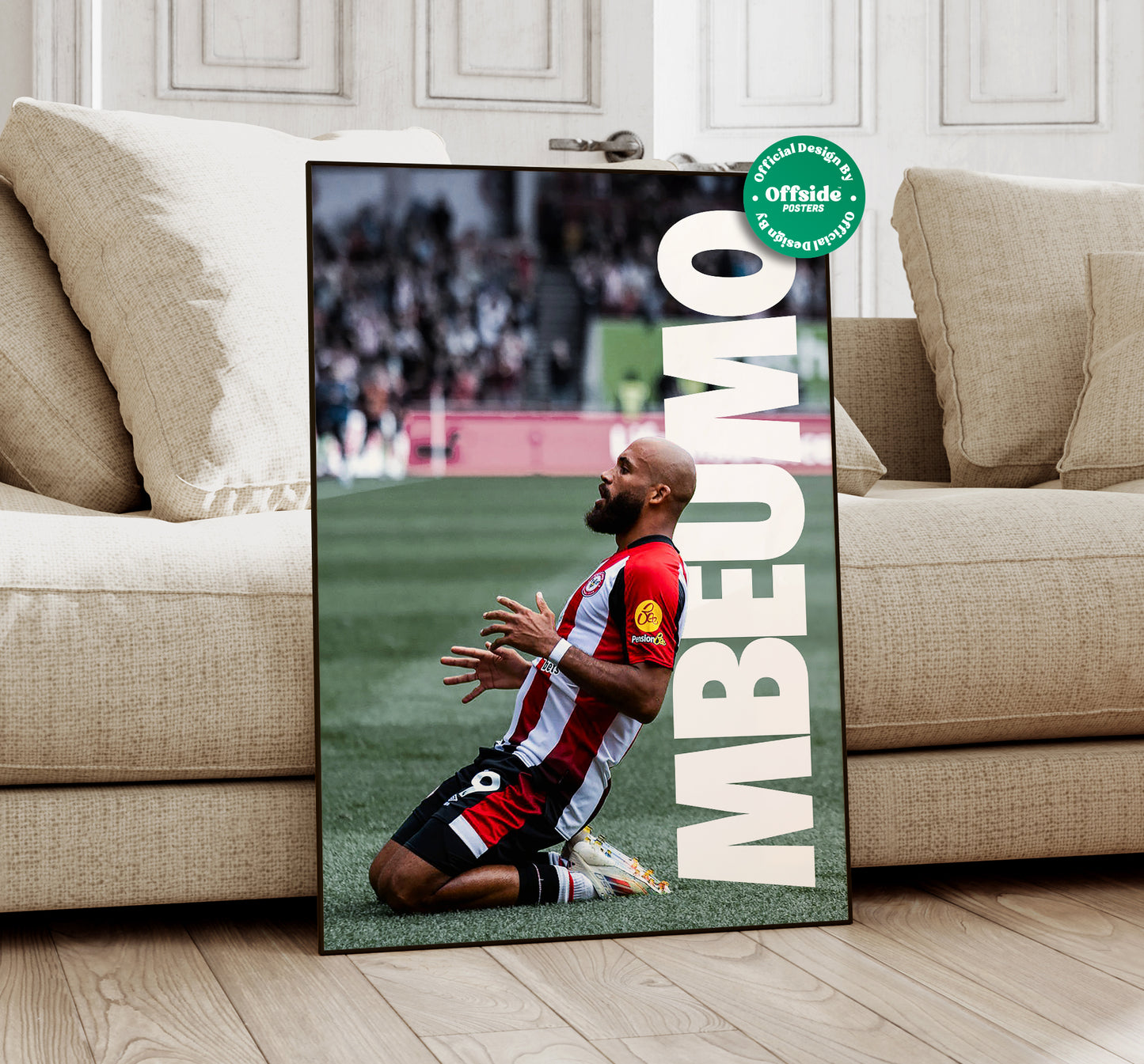 Bryan Mbeumo 'Bees.' Poster