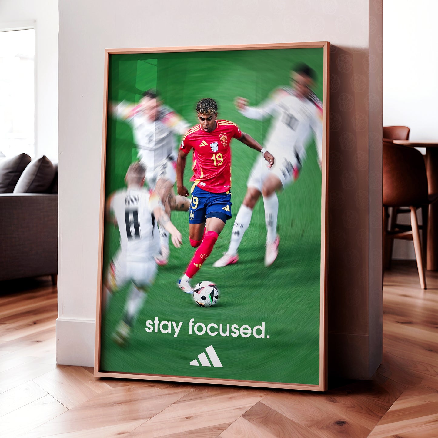 Lamine Yamal 'Stay Focused' Poster