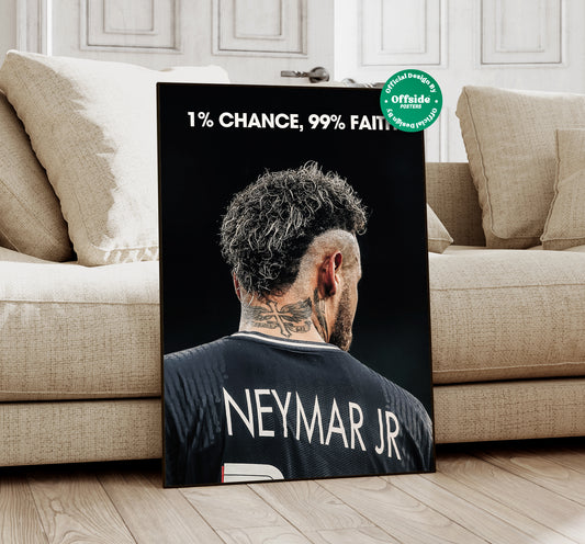 Neymar 'Faith' Poster