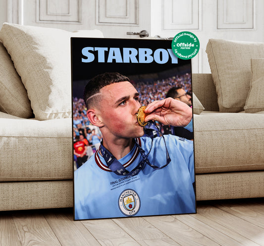 Phil Foden 'Starboy' Poster