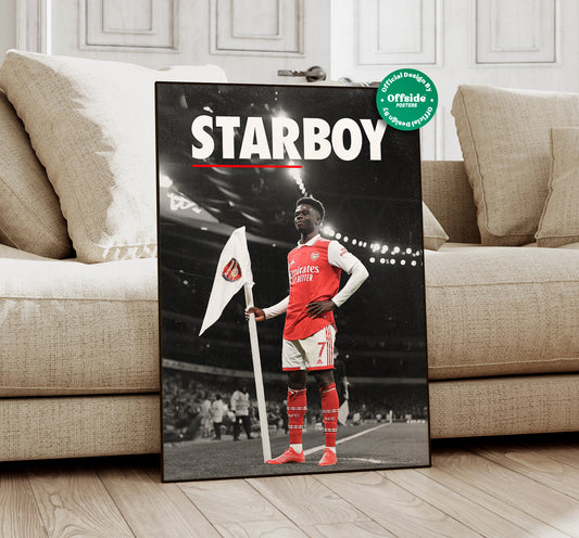 Bukayo Saka 'Starboy' Poster