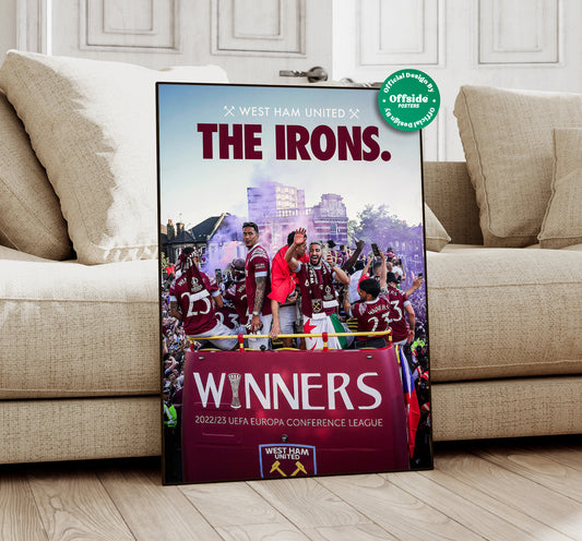 West Ham United 'The Irons' Poster