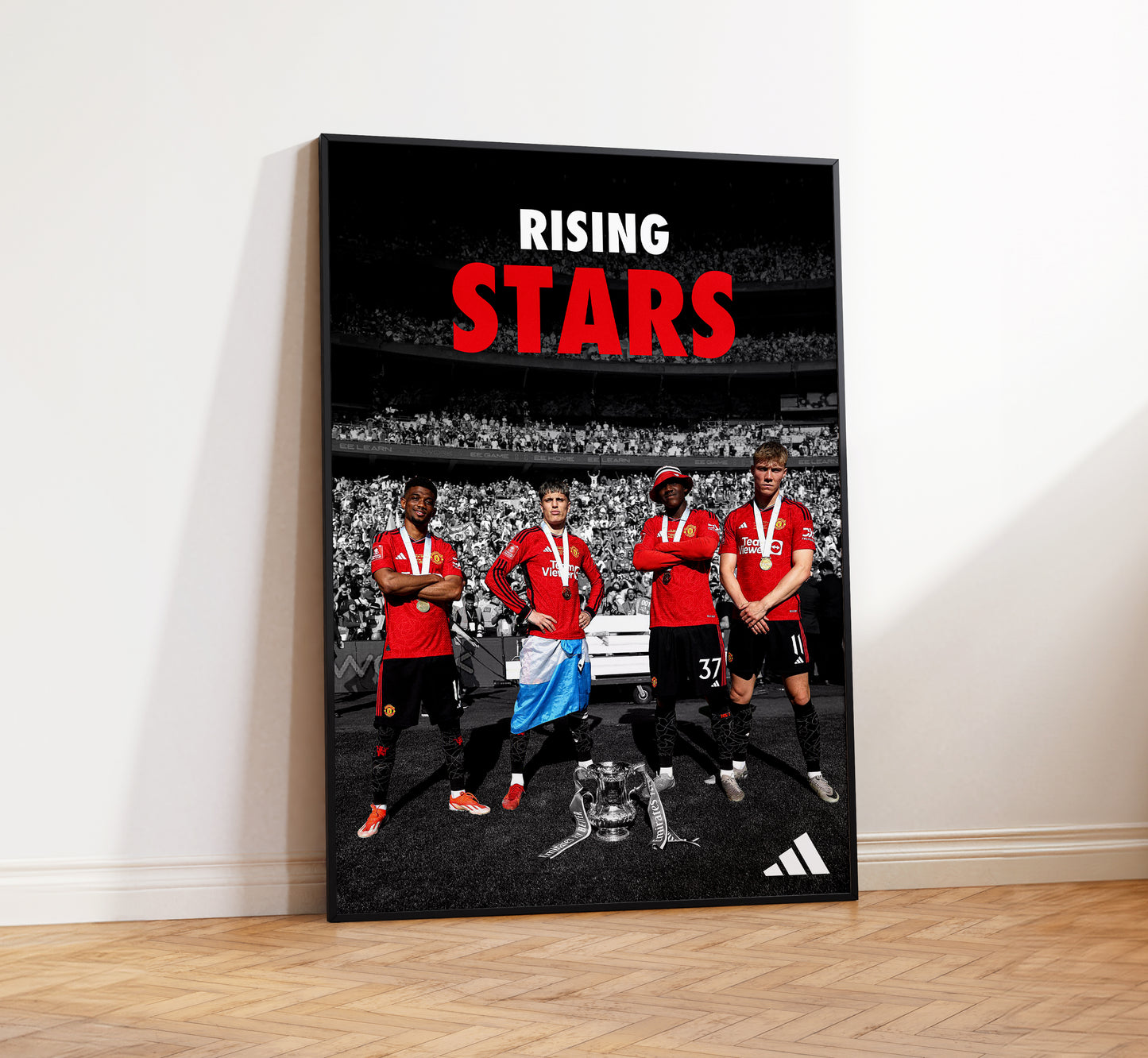 Manchester United 'Rising Stars' Poster