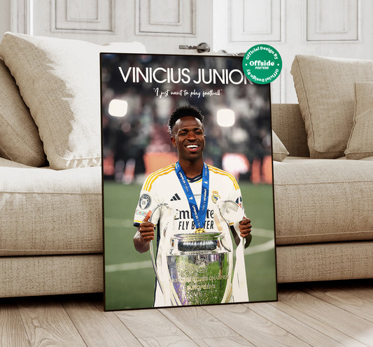 Vinicius Junior 'Football' Poster