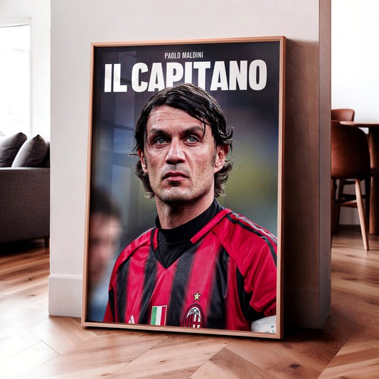 Paolo Maldini 'Il Capitano' Poster
