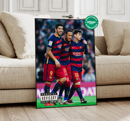 Suarez, Neymar & Messi Poster