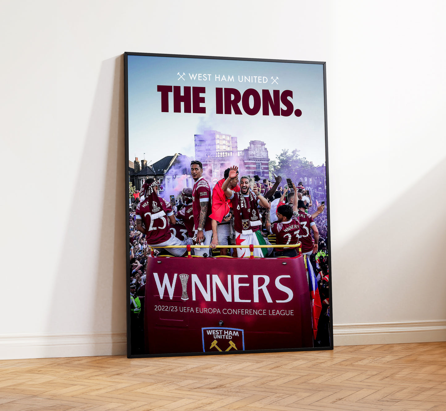 West Ham United 'The Irons' Poster