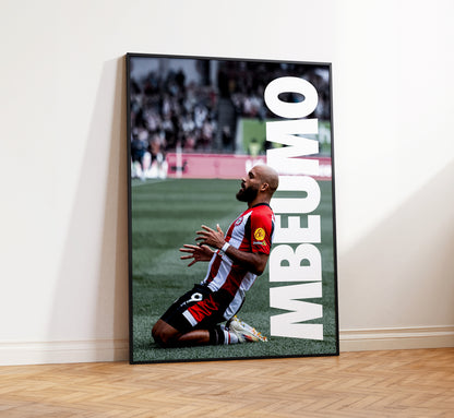 Bryan Mbeumo 'Bees.' Poster