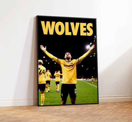 Matheus Cunha 'Wolves' Poster