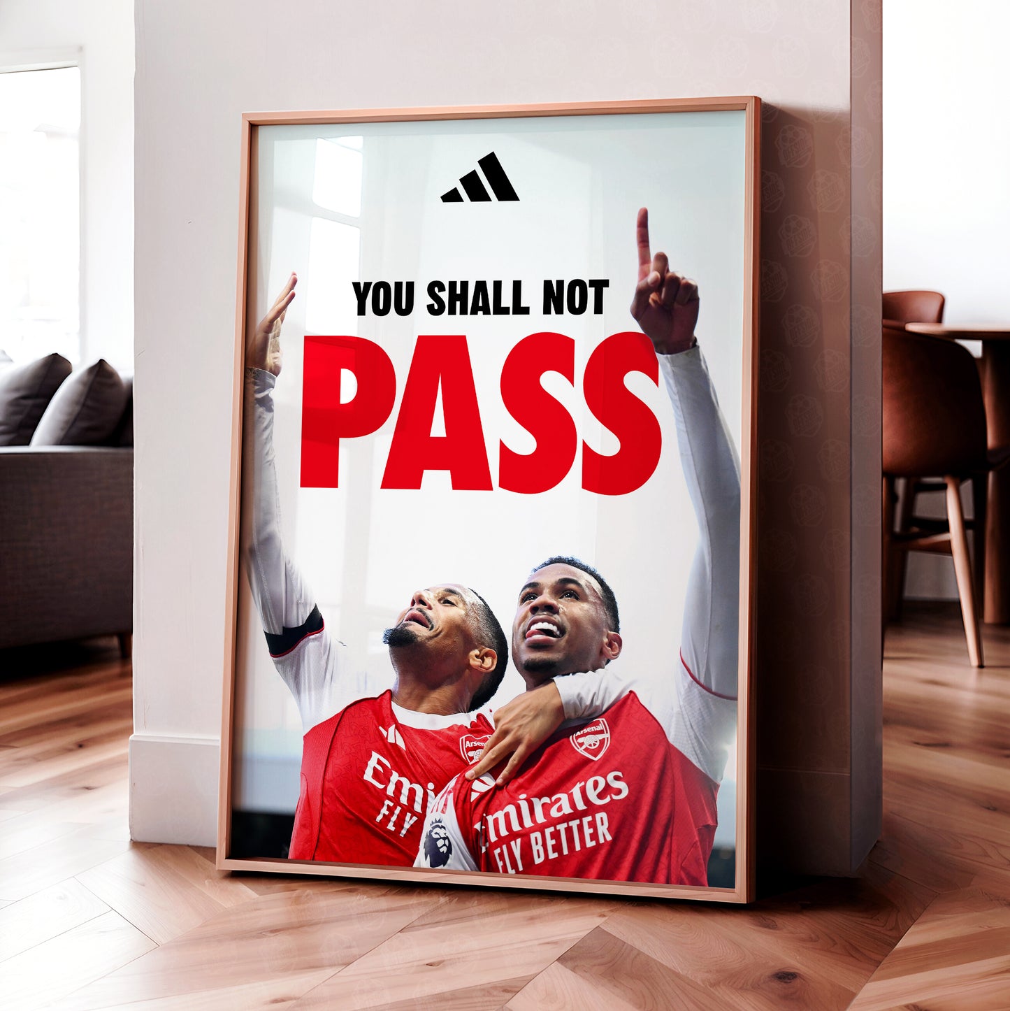 Saliba & Gabriel 'You Shall Not Pass' Poster