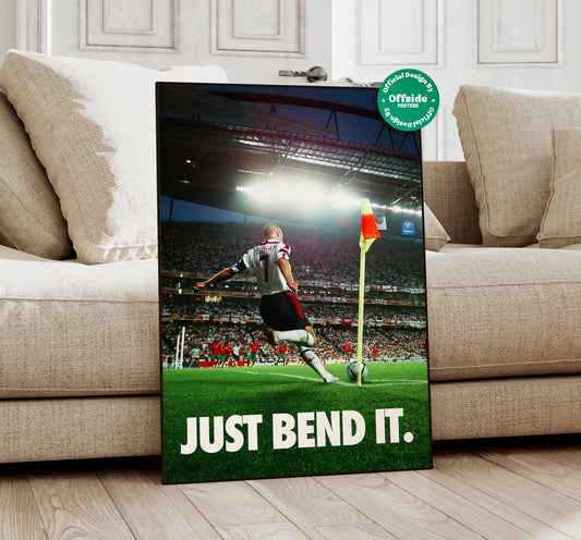 David Beckham 'Just Bend It' Poster