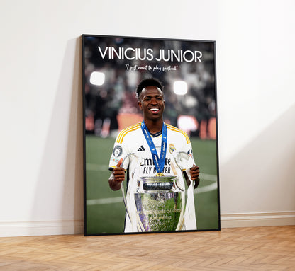 Vinicius Junior 'Football' Poster