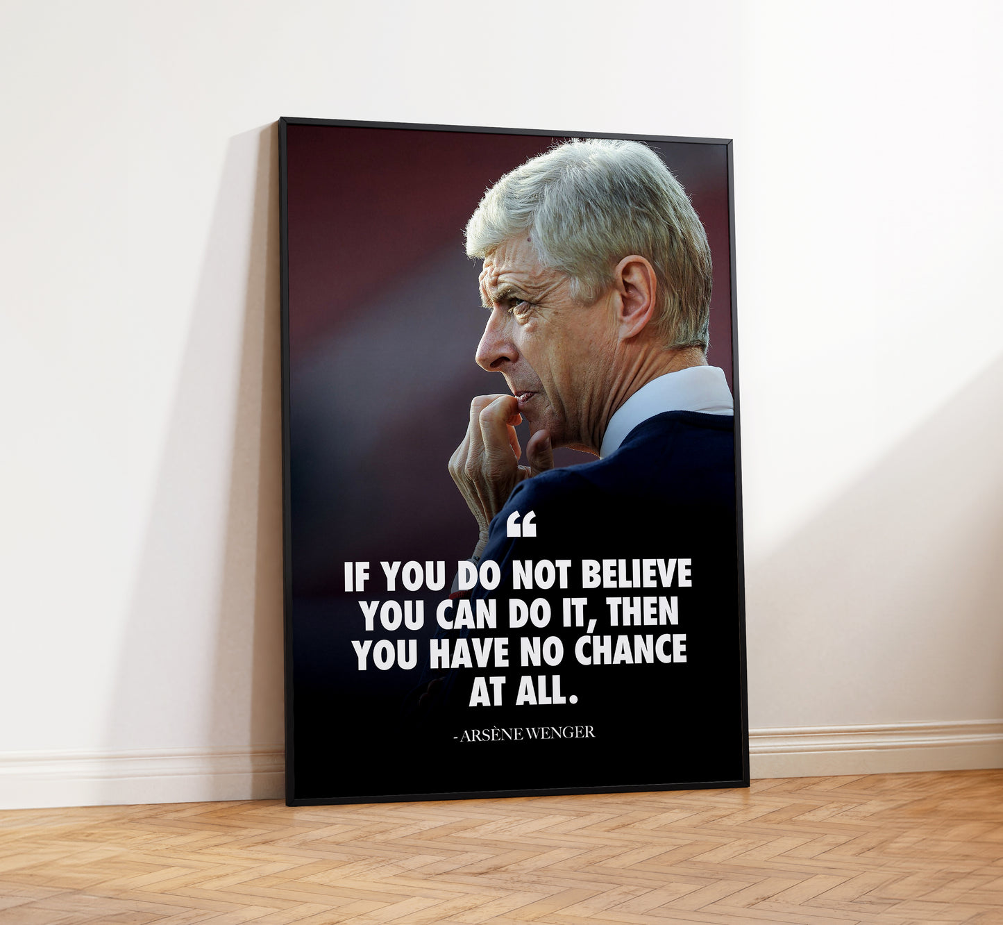 Arsène Wenger Quote Poster