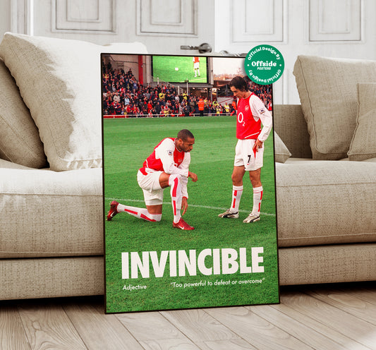 Arsenal 'Invincible' Poster