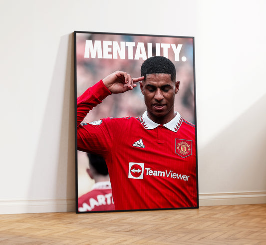 Marcus Rashford 'Mentality' Poster