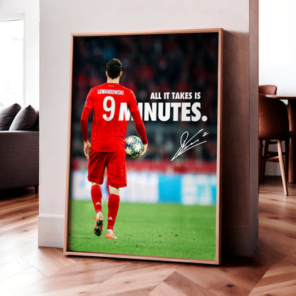 Robert Lewandowski '9 Minutes' Poster