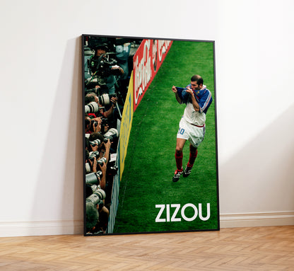 Zinedine Zidane 'Zizou' Poster