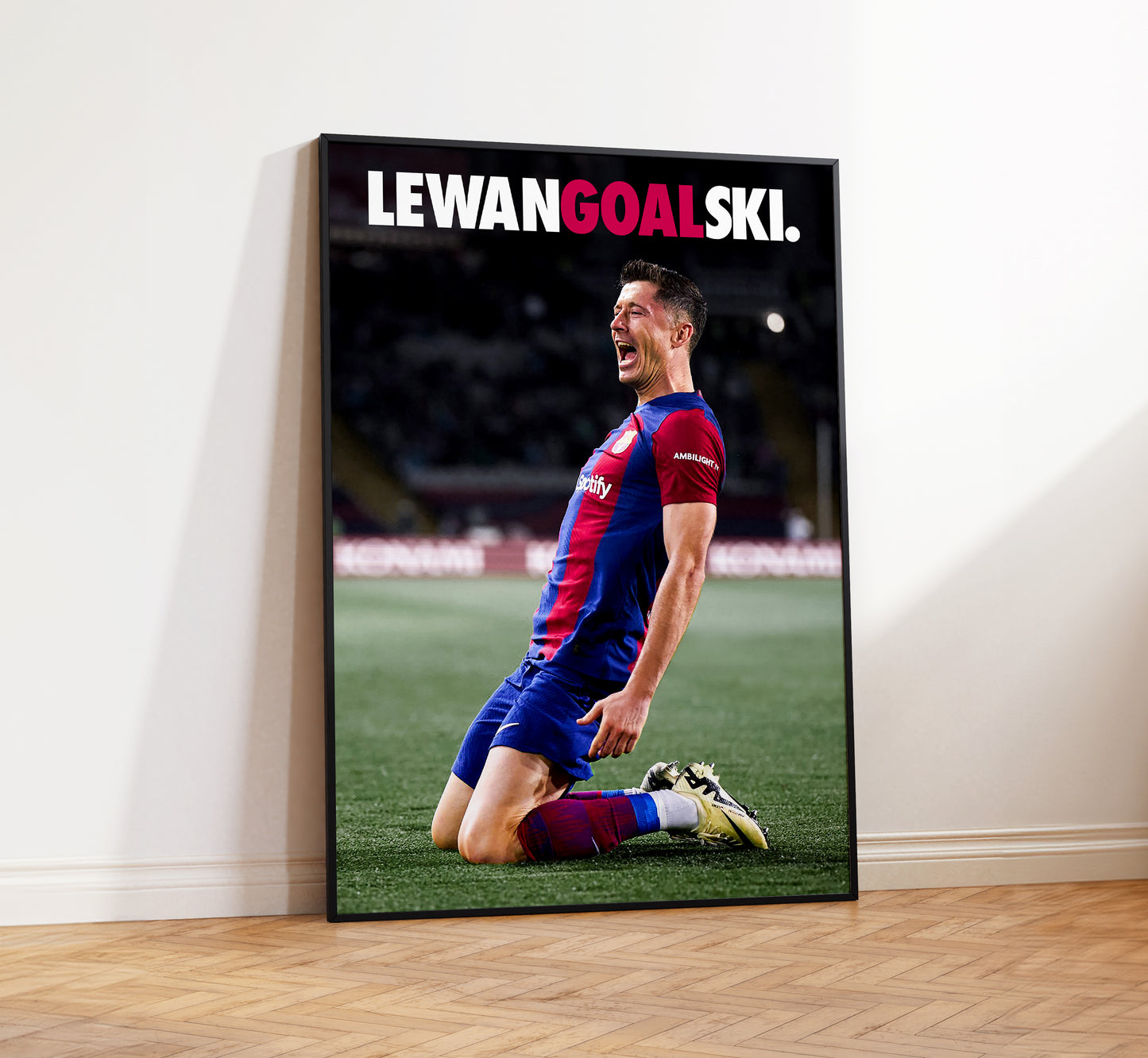 Robert Lewandowski 'Lewangoalski' Poster