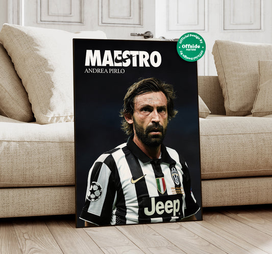 Andrea Pirlo 'Maestro' Poster