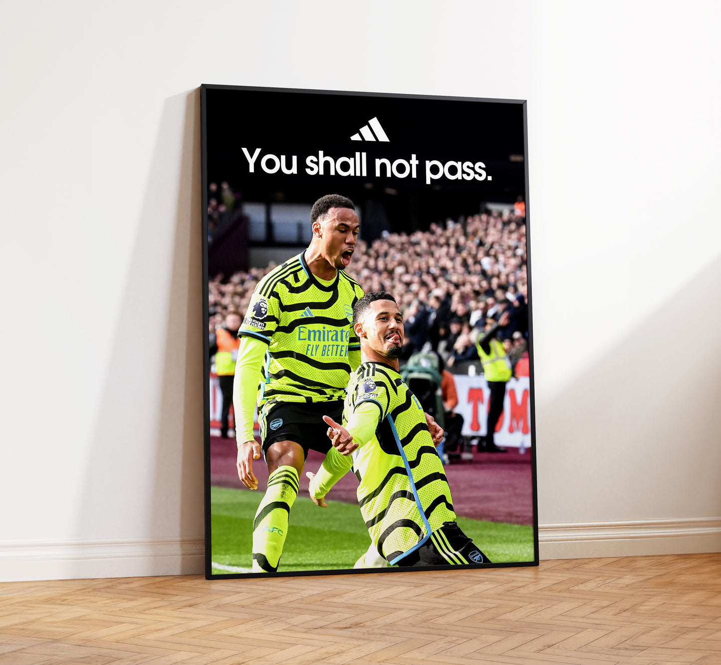 Saliba & Gabriel 'You Shall Not Pass' Poster