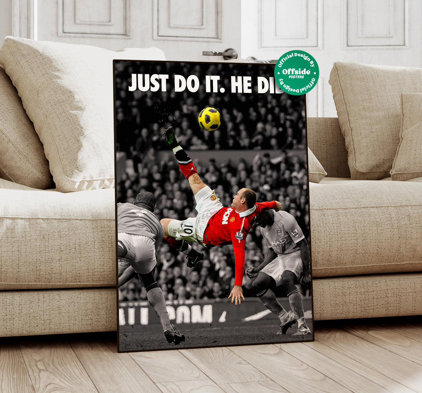 Wayne Rooney Bicycle Kick Poster