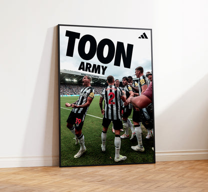 Newcastle United 'Toon Army' Poster