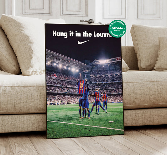 Lionel Messi 'Hang It In The Louvre' Poster