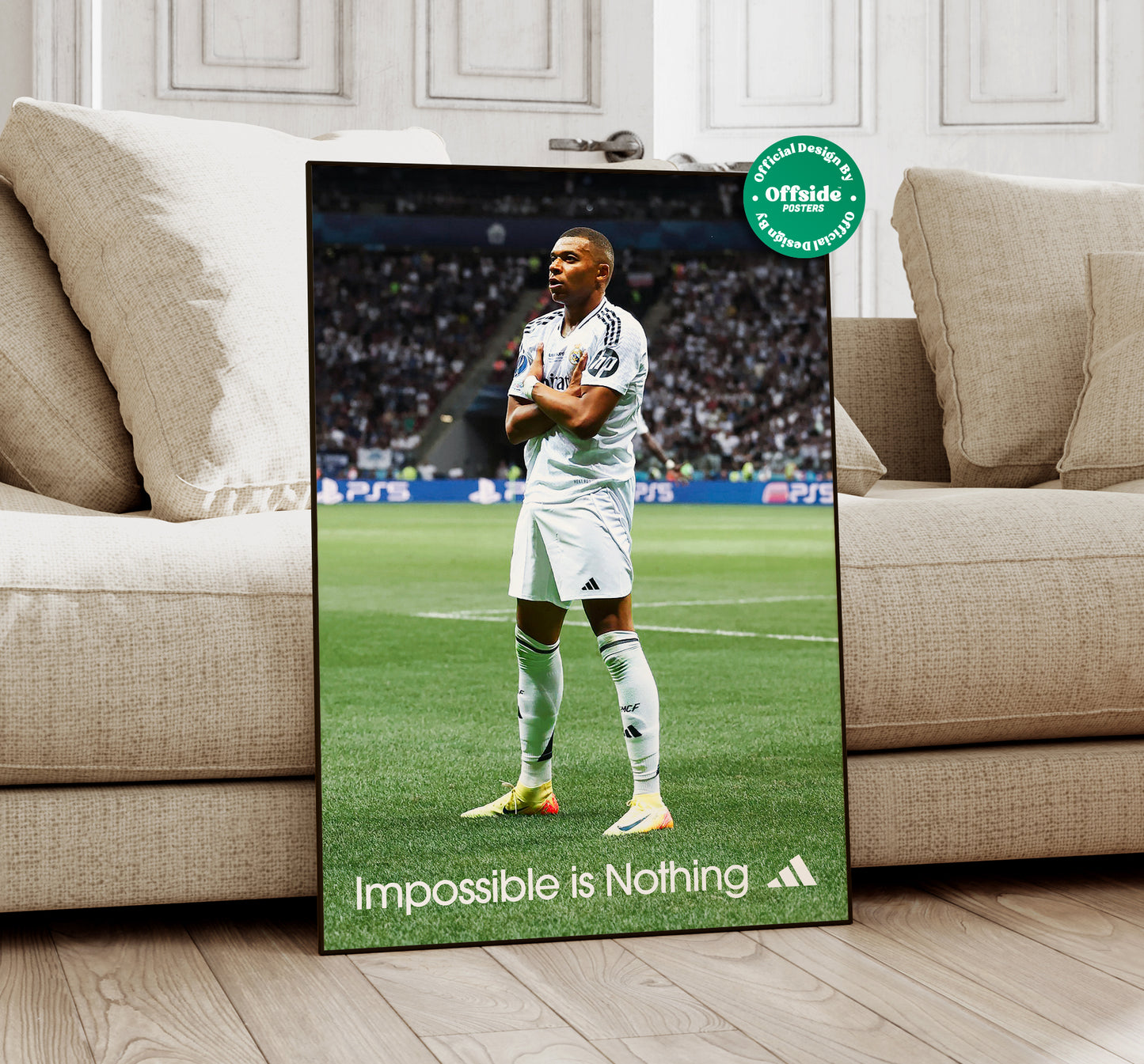 Kylian Mbappe 'Impossible Is Nothing' Poster