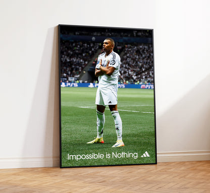 Kylian Mbappe 'Impossible Is Nothing' Poster