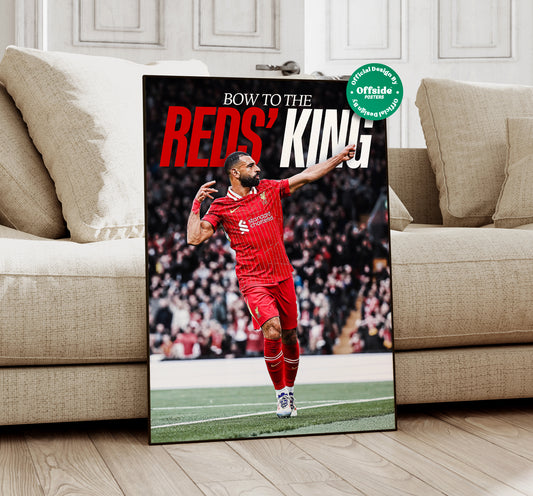 Mo Salah 'Reds' King' Poster