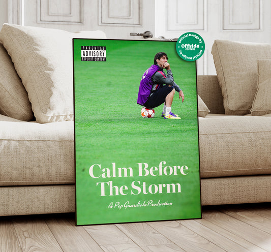 Lionel Messi 'Calm Before The Storm' Poster