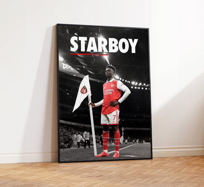 Bukayo Saka 'Starboy' Poster