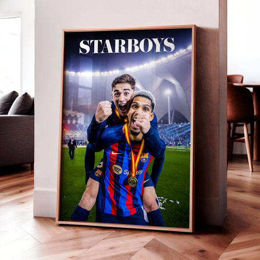 Gavi x Araujo 'Starboys' Poster