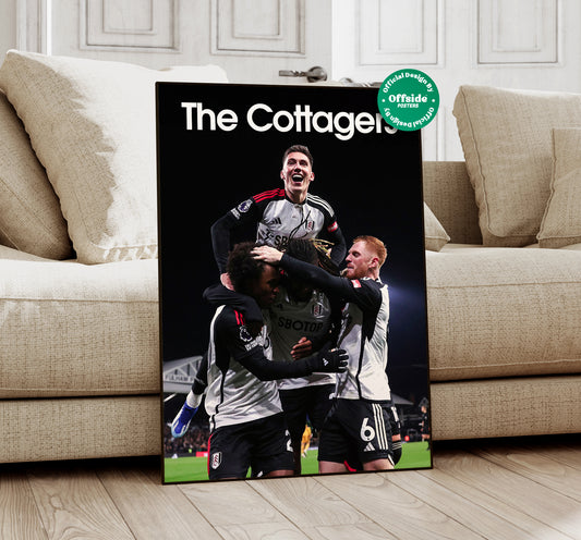 Fulham 'The Cottagers' Poster