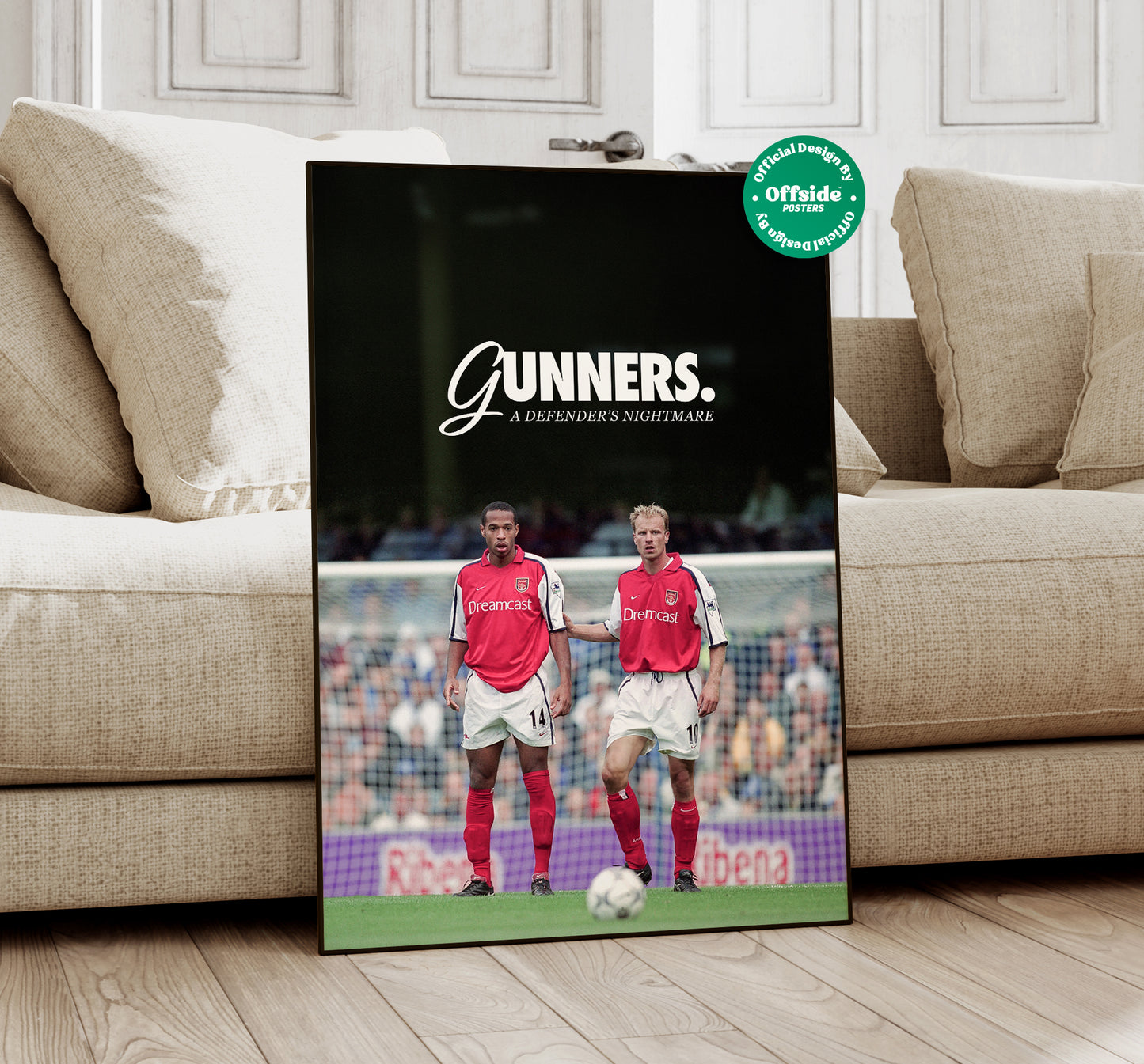 Thierry Henry & Dennis Bergkamp 'Gunners' Poster