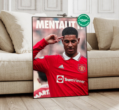 Marcus Rashford 'Mentality' Poster