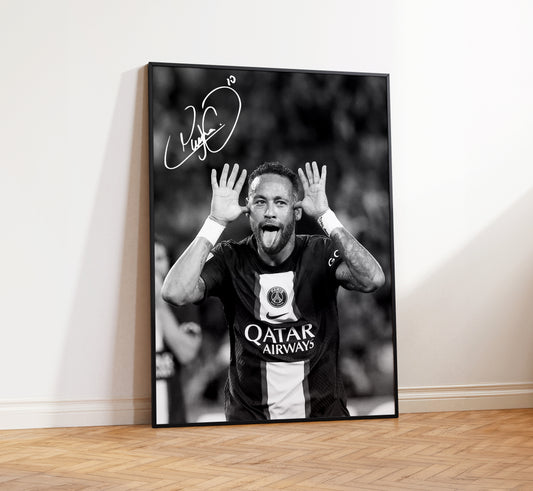 Neymar Signature Poster