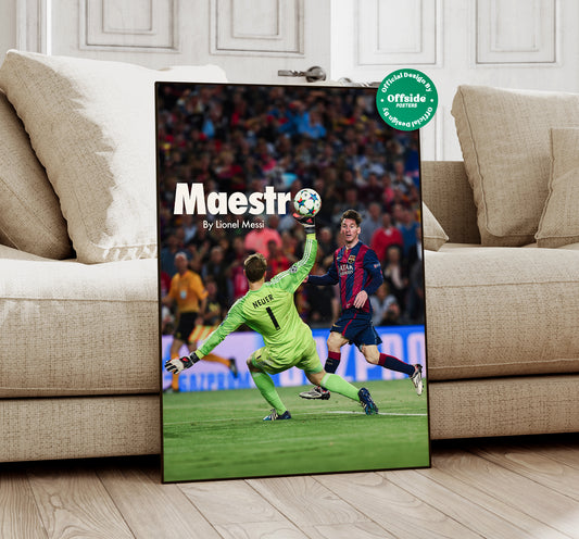 Lionel Messi 'Maestro' Poster