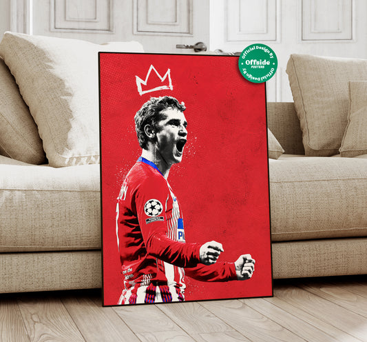 Antoine Griezmann 'Crown' Poster