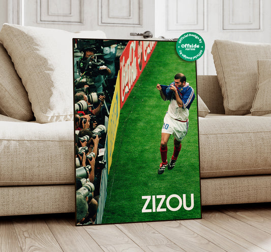 Zinedine Zidane 'Zizou' Poster